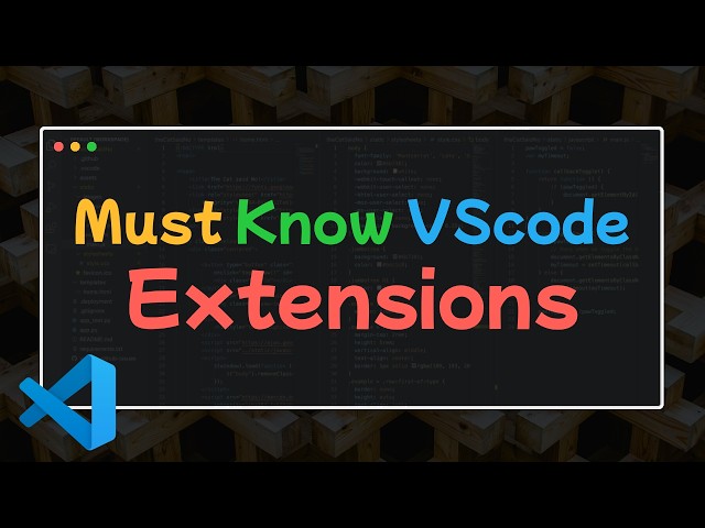 The Ultimate VScode Toolkit: Essential Extensions That Save Time