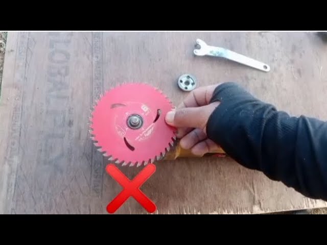 Plywood cutting blade fitting tips and tricks
