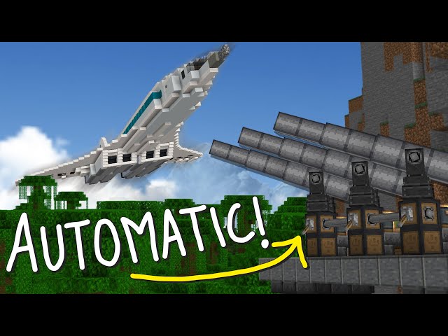 Defending my Base with Create Mod Cannons!