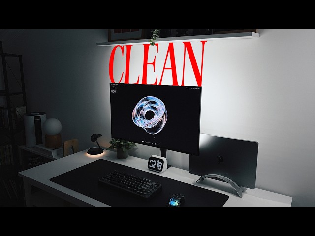 My Clean Mac Setup | Minimal & Aesthetic Desk Tour