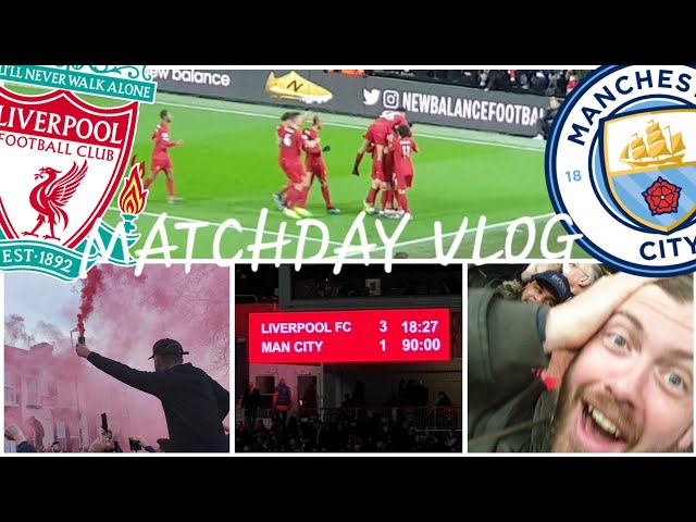FABINHO, SALAH, MANE GOALS SMASH CITY! LIVERPOOL 3-1 MAN CITY | MATCHDAY VLOG