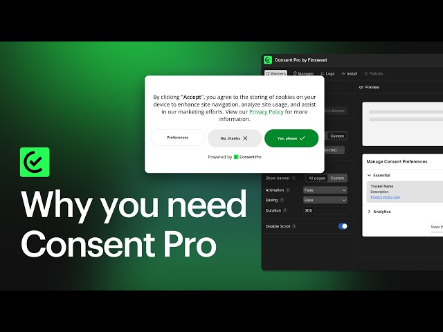 Why is this the best cookie consent tool for Webflow?
