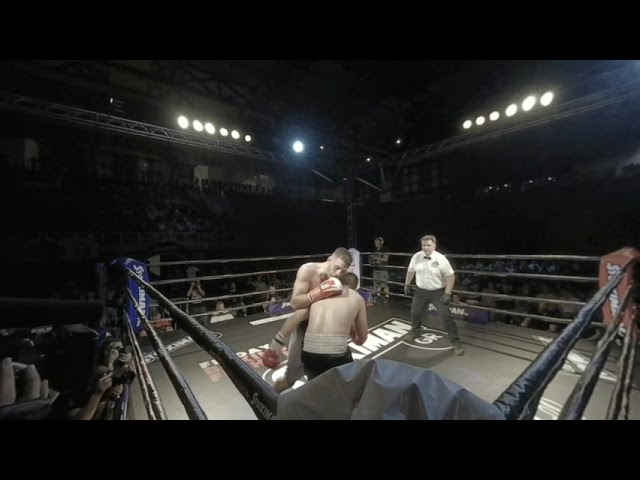 Friday Boxing Fight Night | VR | Papadopoulos Vs Hordiienko Round 4