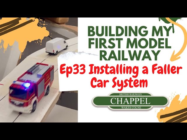 33 Building my first model railway - Adding a Faller car system to the layout