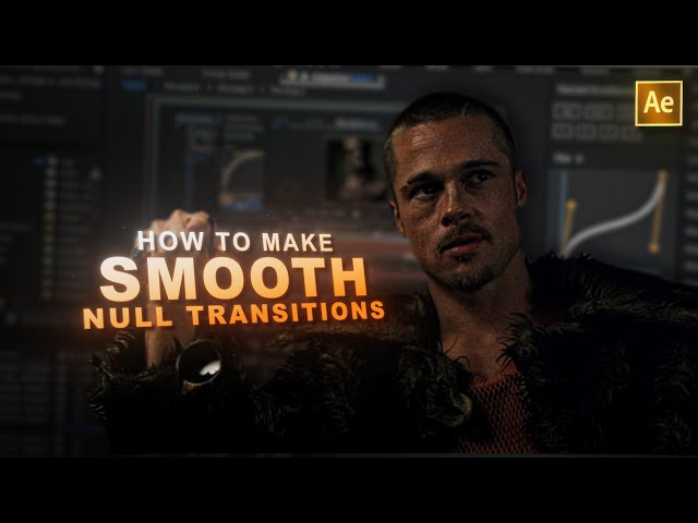 How to make Null Transitions for Edits! | After Effects Tutorial
