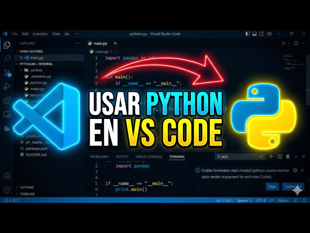 Cómo usar Python en Visual Studio Code (Paso a paso)