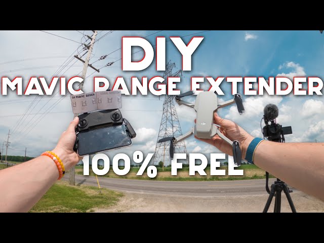 DIY DJI Mavic Mini/Air/Pro/Spark RANGE BOOSTER/EXTENDER! [Make It Yourself For FREE]