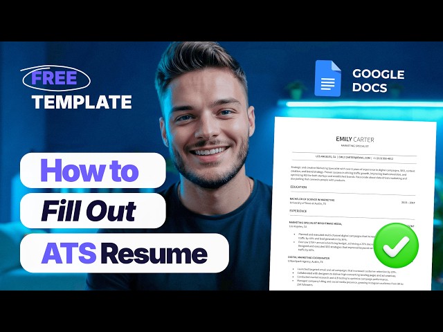 How To Make Your Resume Pass Every ATS In 2026 (Free Template)