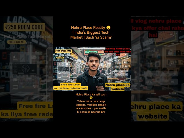 “Inside Nehru Place 😳 Gaming PC Sasta ya Risky?”