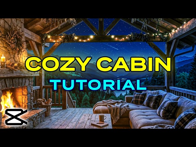 Create Your Own Cozy Cabin Retreat | CapCut Tutorial