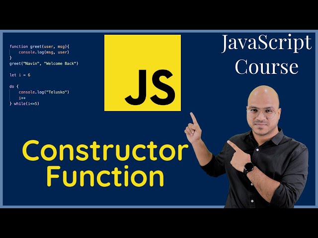 Constructor function in JavaScript