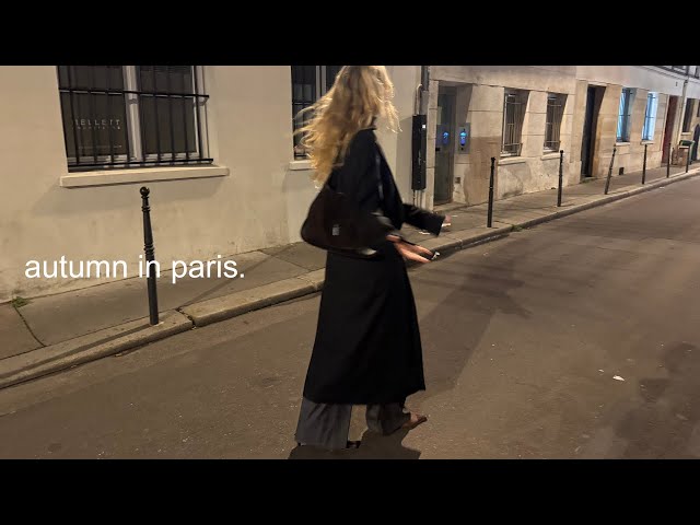 slow autumn days in paris