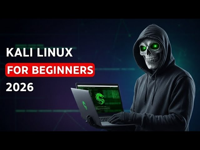 Kali Linux for Beginners 2026 — Start Hacking the Right Way (Ethical & Safe)