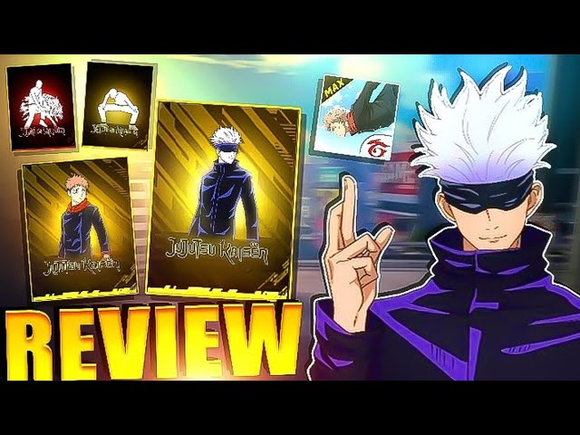 Free Fire x Jujutsu Kaisen Bundle Reveiw | Free Fire Jujutsu Kaisen Confirm Date 