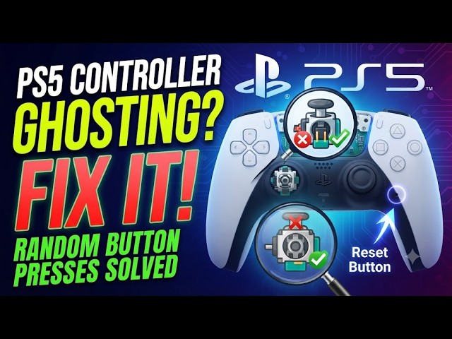 HOW TO FIX PS5 CONTROLLER PRESSING RANDOM BUTTONS