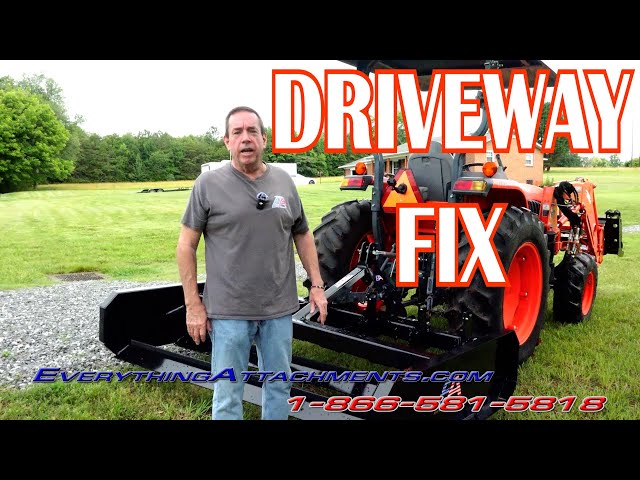 EA Wicked Land Leveler - Fixing My Sons Terrible Driveway