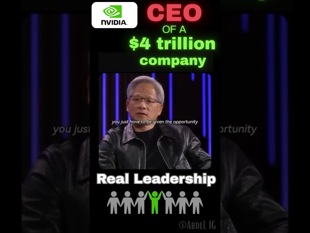 NVIDIA CEO Jensen Huang on Leadership!