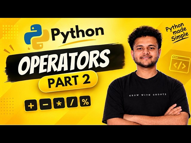 Python Course #5 | Operators Part 2 | Logical, Identity & Membership Operators