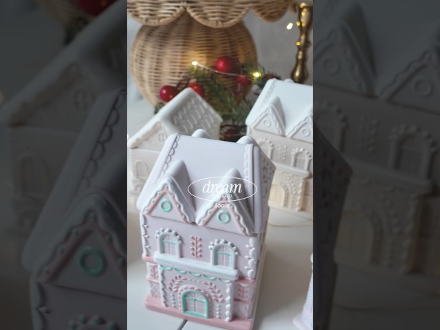 Painting Christmas Village jars! #christmascrafts  #christmasvillage #candlemaking #diyholiday