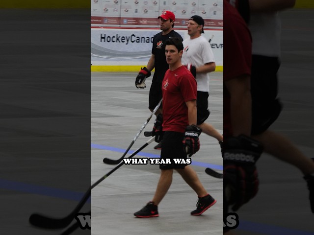 Remember when Team Canada did a ball hockey walk through before they went to the 2014 Olympics #nhl