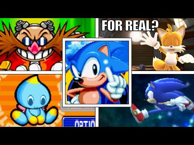 Evolution Of DELETING SAVE FILES In Sonic The Hedgehog Games (1993-2018) Genesis, PC, Wii 3DS & More