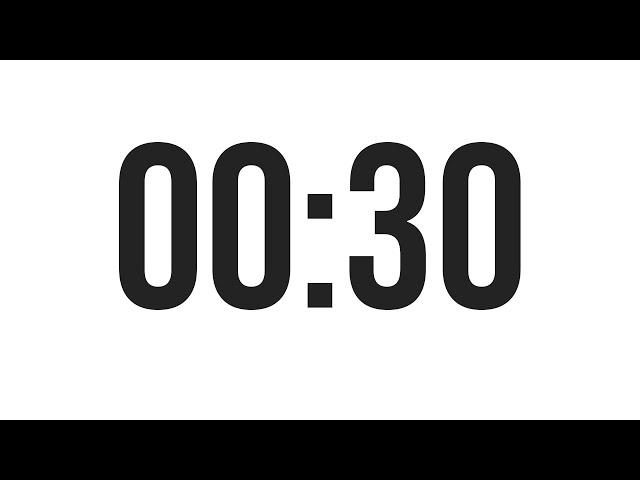 30 SECOND TIMER