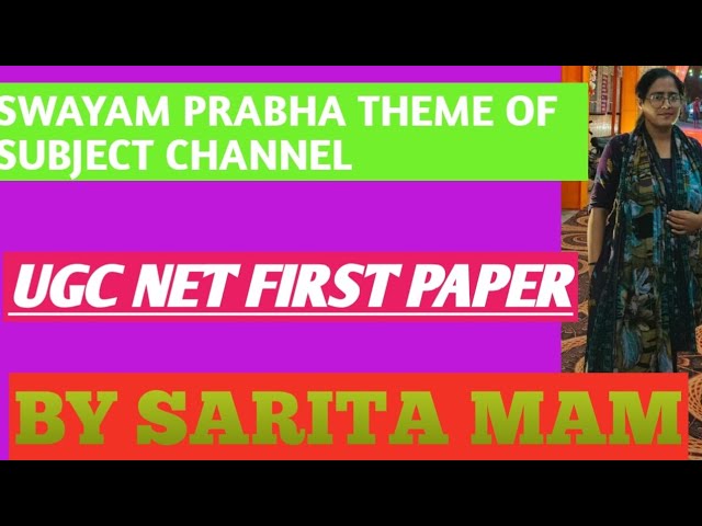 UGC #NET JRF # Swayam Prabha # themes# of subject # list of chanel ##