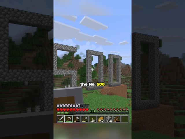 500 in my Minecraft world Breadville for 500 subscribers #minecraft