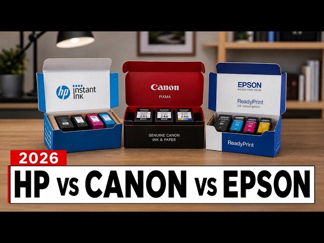 HP vs Epson vs Canon: Which Ink Subscription ACTUALLY Saves Money?