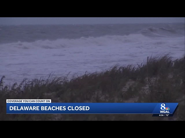 'The ocean is just angry': Delaware beaches close due to rough surf