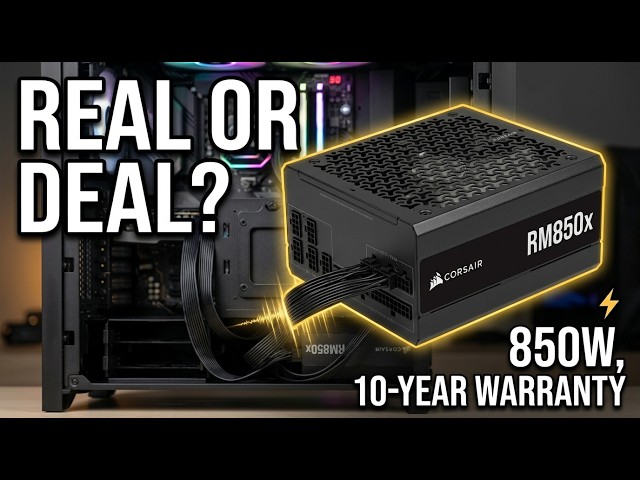 CORSAIR RM850x 850W ATX 3.1 PSU Review: Real or Deal?