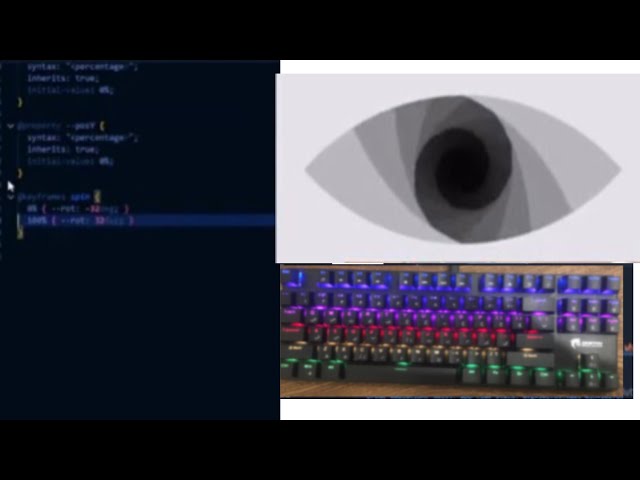 ASMR Programming - coding hypno eye Animation - No Talking