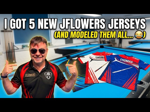 I Got 5 NEW JFlowers Jerseys (And Modeled Them All... 😂)
