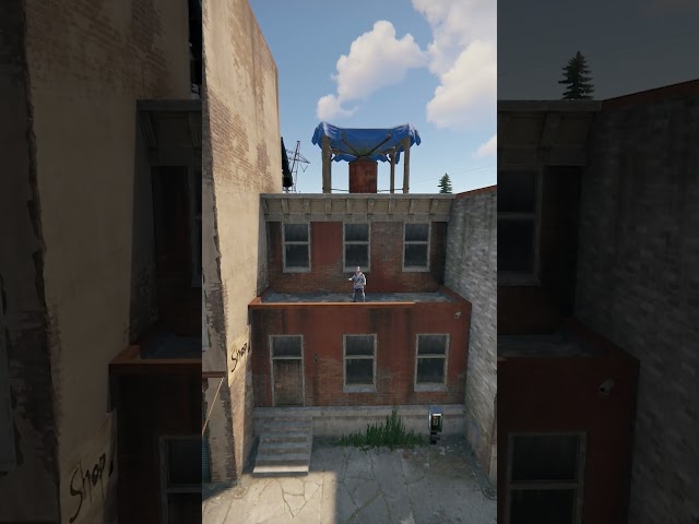 Outpost Parkour - Rust  #rustlord #gaming #rustgood #chillvibes #rustislife #solo