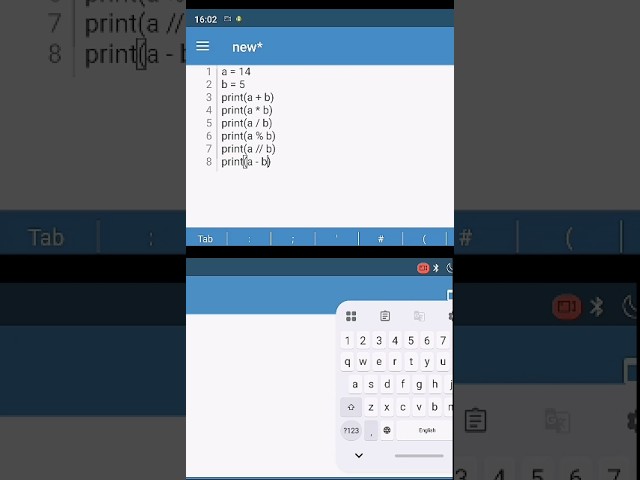 arithmetic OPERATORS in PYTHON #learnpython #python