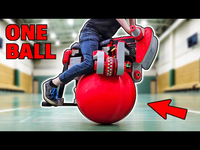 I built a Balancing ONE-BALL Bike