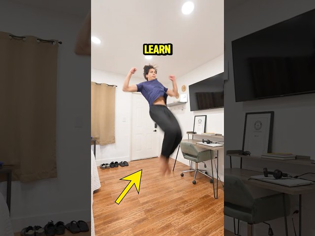 LEARN BACKFLIP IN YOUR HOME✅🏠 #howto #tutorial #backflip #shorts #fitness