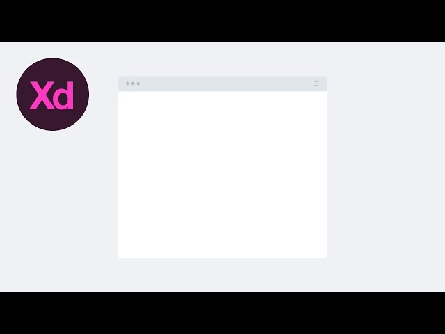 Design a Browser UI Adobe XD Tutorial