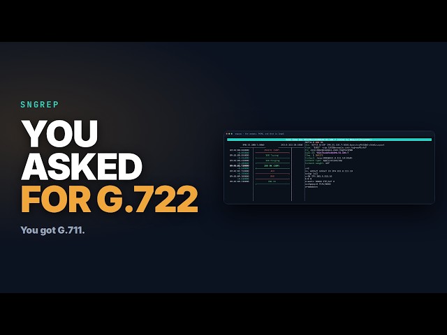 G.722 Configured but Calls Use G.711: How to Read the SDP Answer