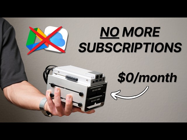 Stop Paying For Cloud Storage. Build This Instead