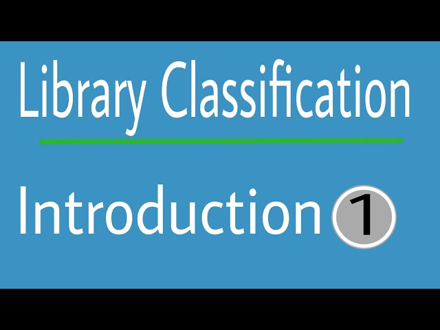 Classification Theory (Introduction)
