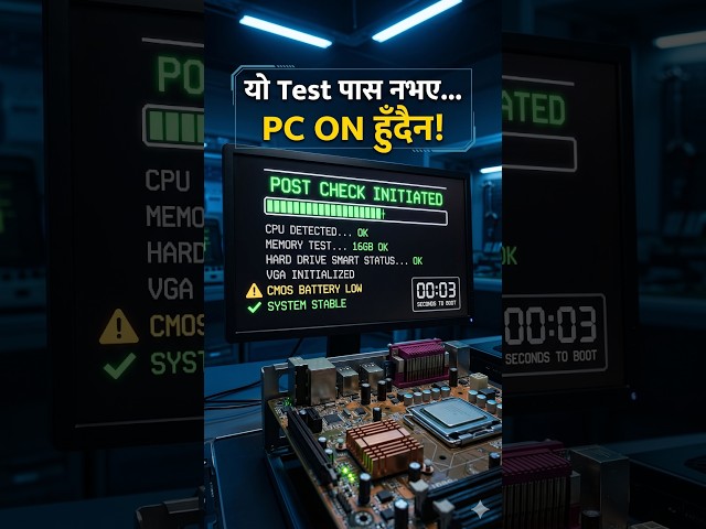 Computer Start हुनु अघि हुने Secret Test 😳