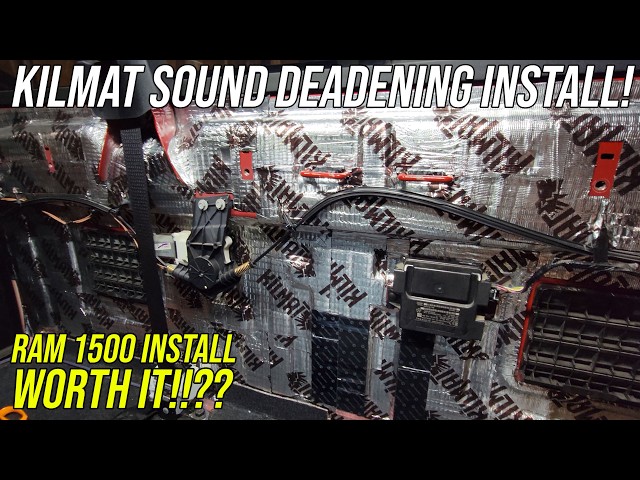 2017 RAM 1500 Kilmat Sound Deadening Install (Quad Cab)