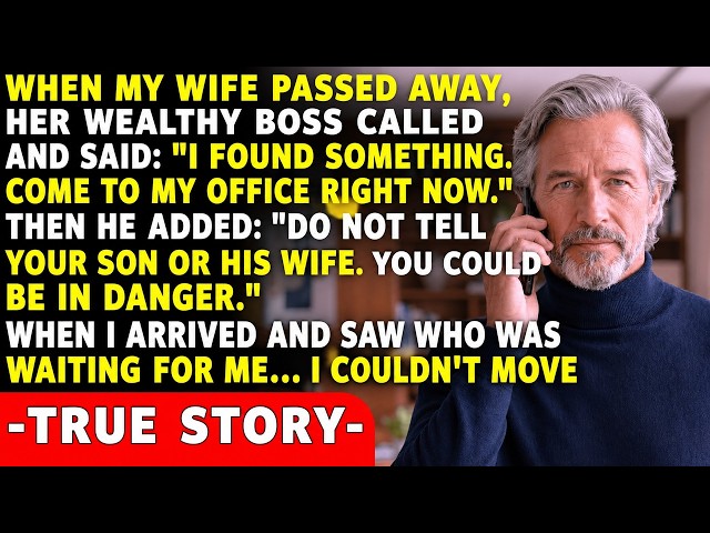 The night after my wife's funeral, her boss called me: "Don't tell your son. Come now." | Real st...