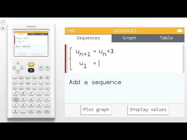 Represent a recursive first order sequence graphically