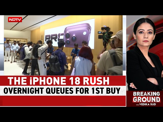Apple iPhone | Long Queues Outside Apple Stores In India As Sale Of iPhone 18 Pro, 18 Pro Max Begins
