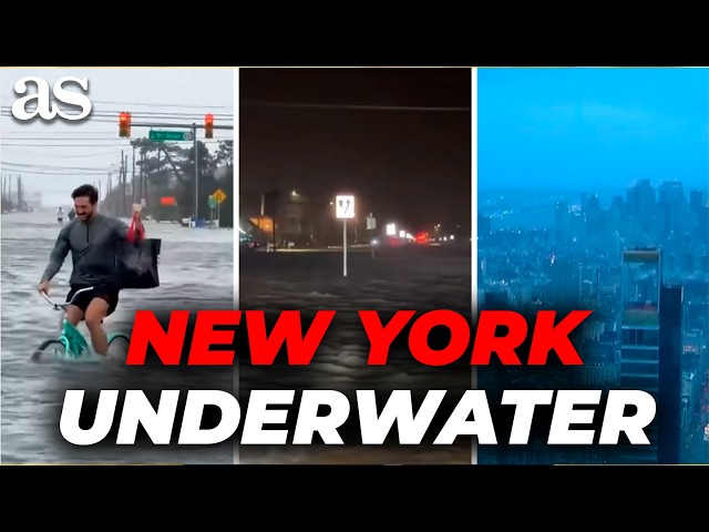 CHAOS IN NEW YORK: FLOODS SWAMP STREETS ACROSS THE CITY