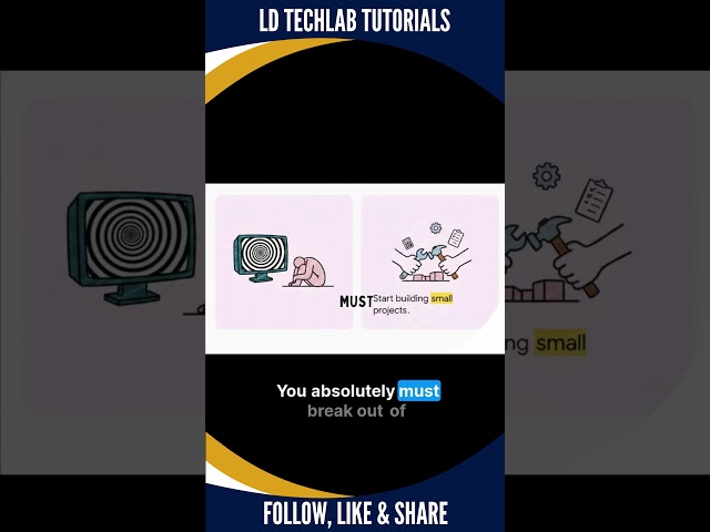 Are You Stuck in Tutorial Hell? Here’s How to Break Out.
