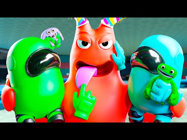 BANBAN NEW IMPOSTOR?! Garten of BanBan 2 Vs Among Us Animation
