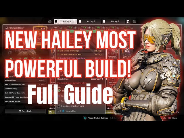 Ultimate Hailey Most Powerful Build Guide for ANY Content! The First Descendant
